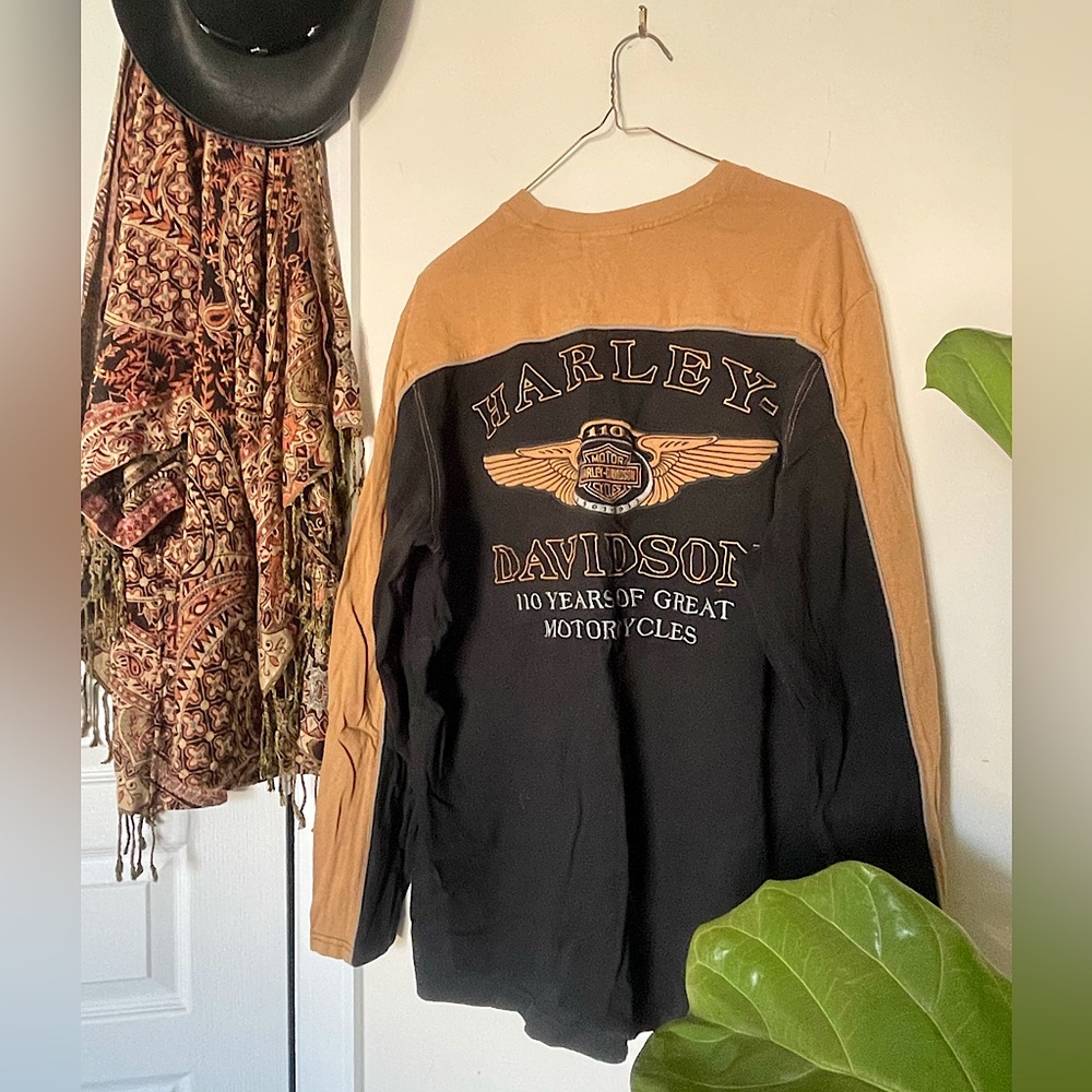 Vintage Harley-Davidson 110 Year Anniversary Collectors Long Sleeve Shirt